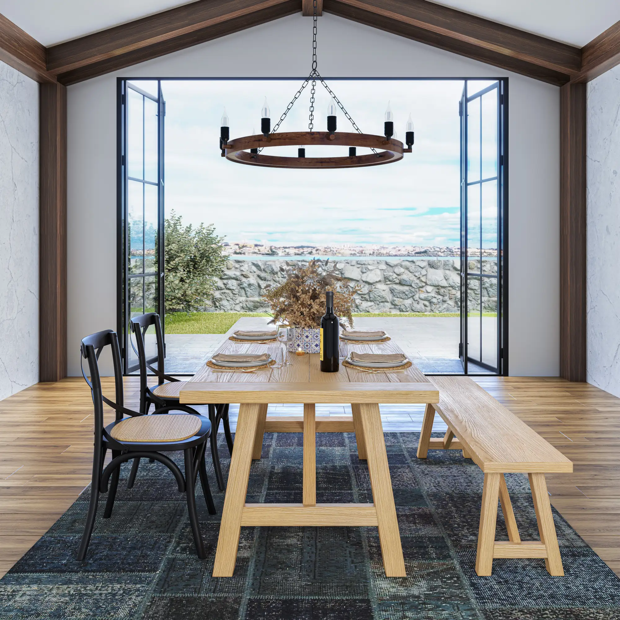 Cascais 72" Rectangular Dining Table - Image 11