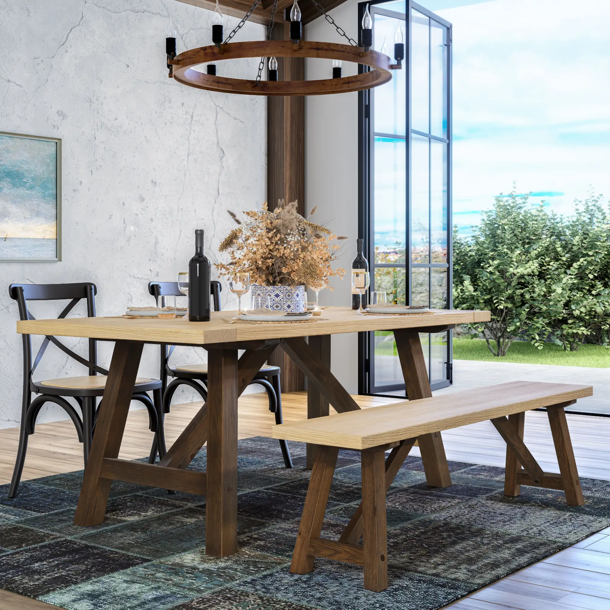 Cascais 72" Rectangular Dining Table - Image 14