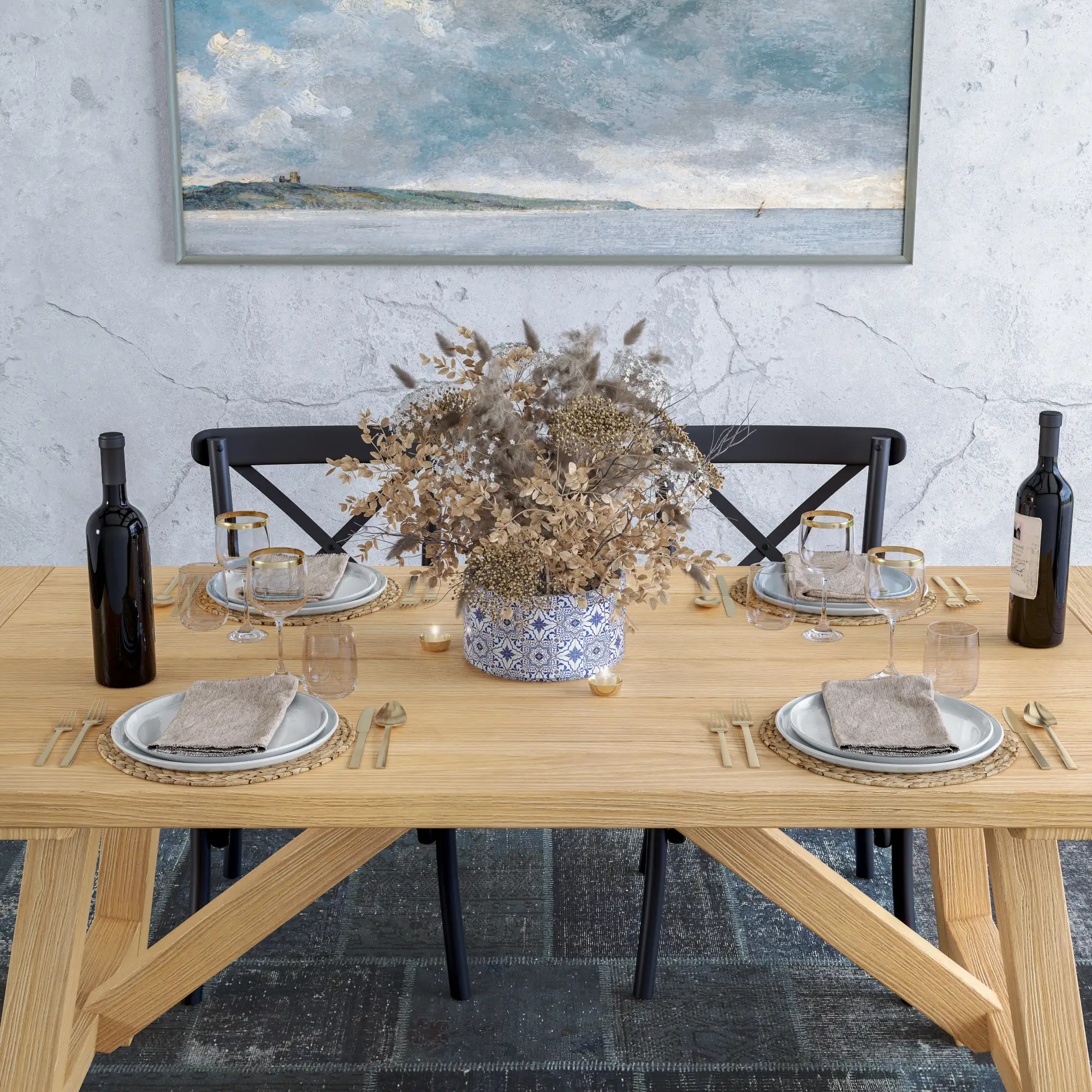 Cascais 72" Rectangular Dining Table - Image 16