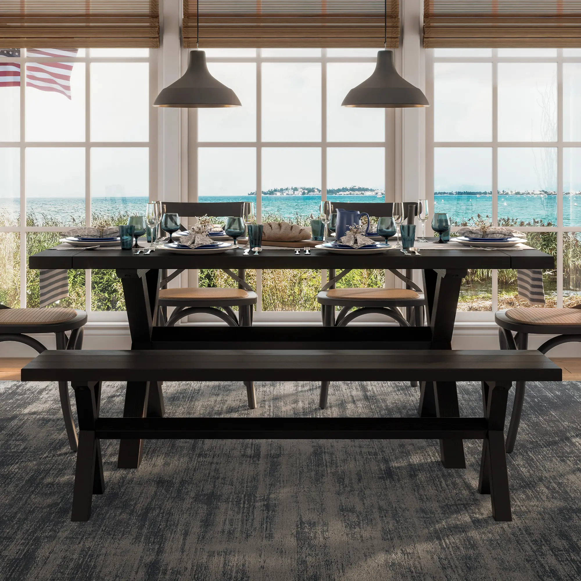 Cascais 72" Rectangular Dining Table - Image 3