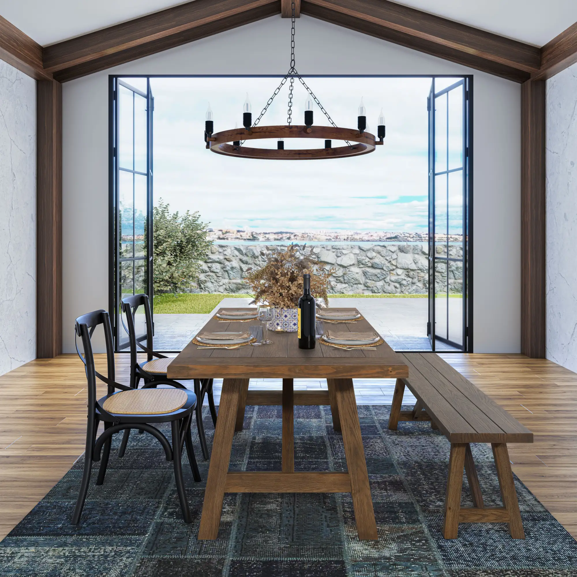Cascais 72" Rectangular Dining Table - Image 7