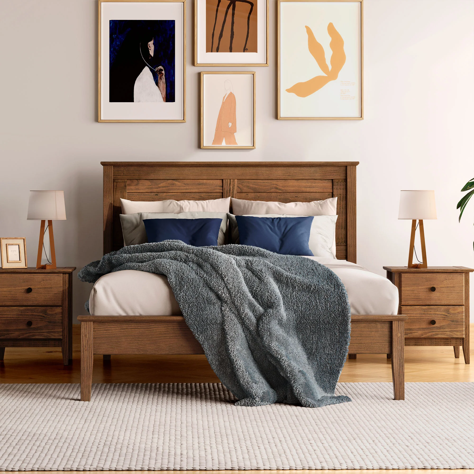 Greenport Louvered Platform Bed - Image 3
