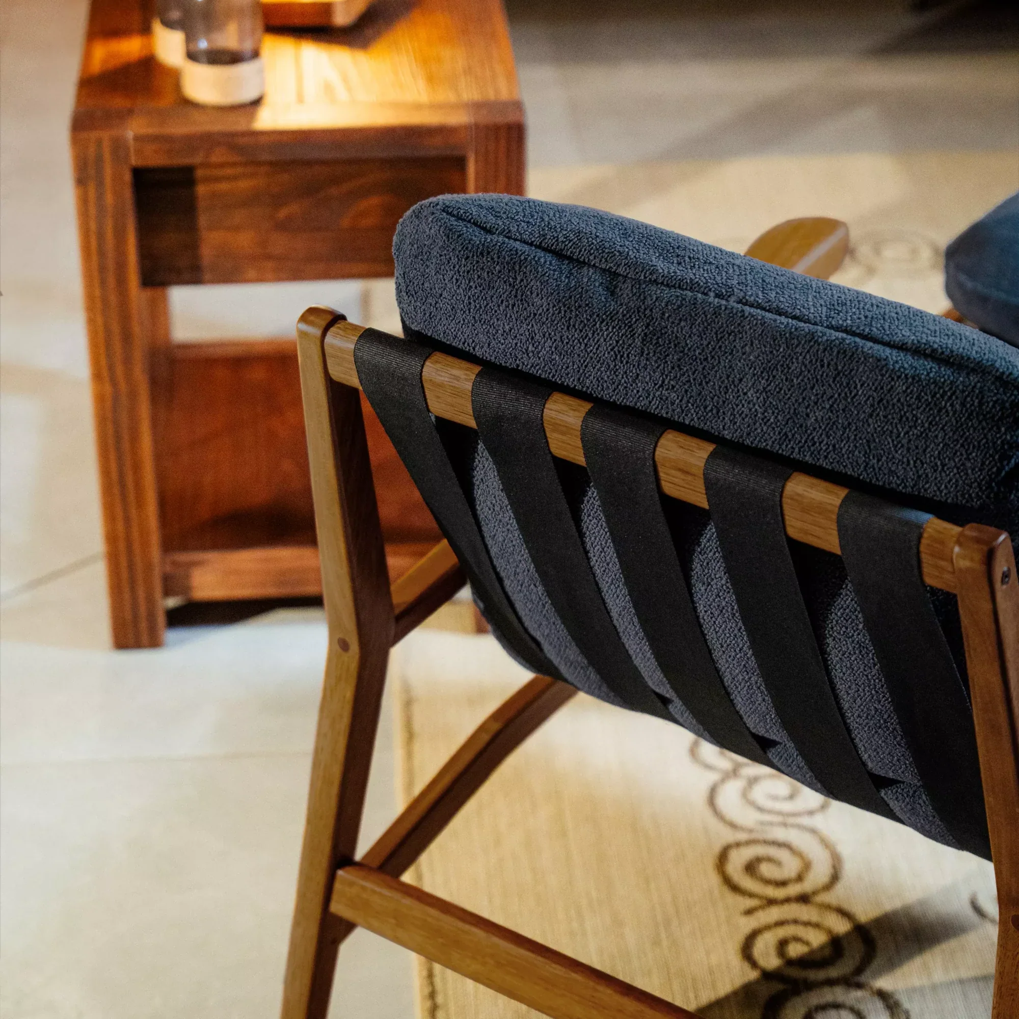 Mid Century Lounge Chair + Ottoman - Image 36