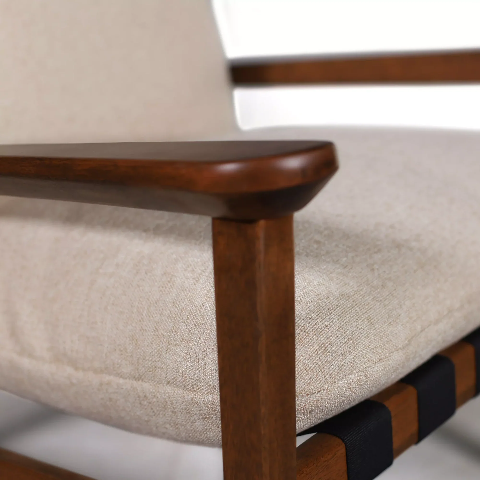 Mid Century Lounge Chair + Ottoman - Image 65