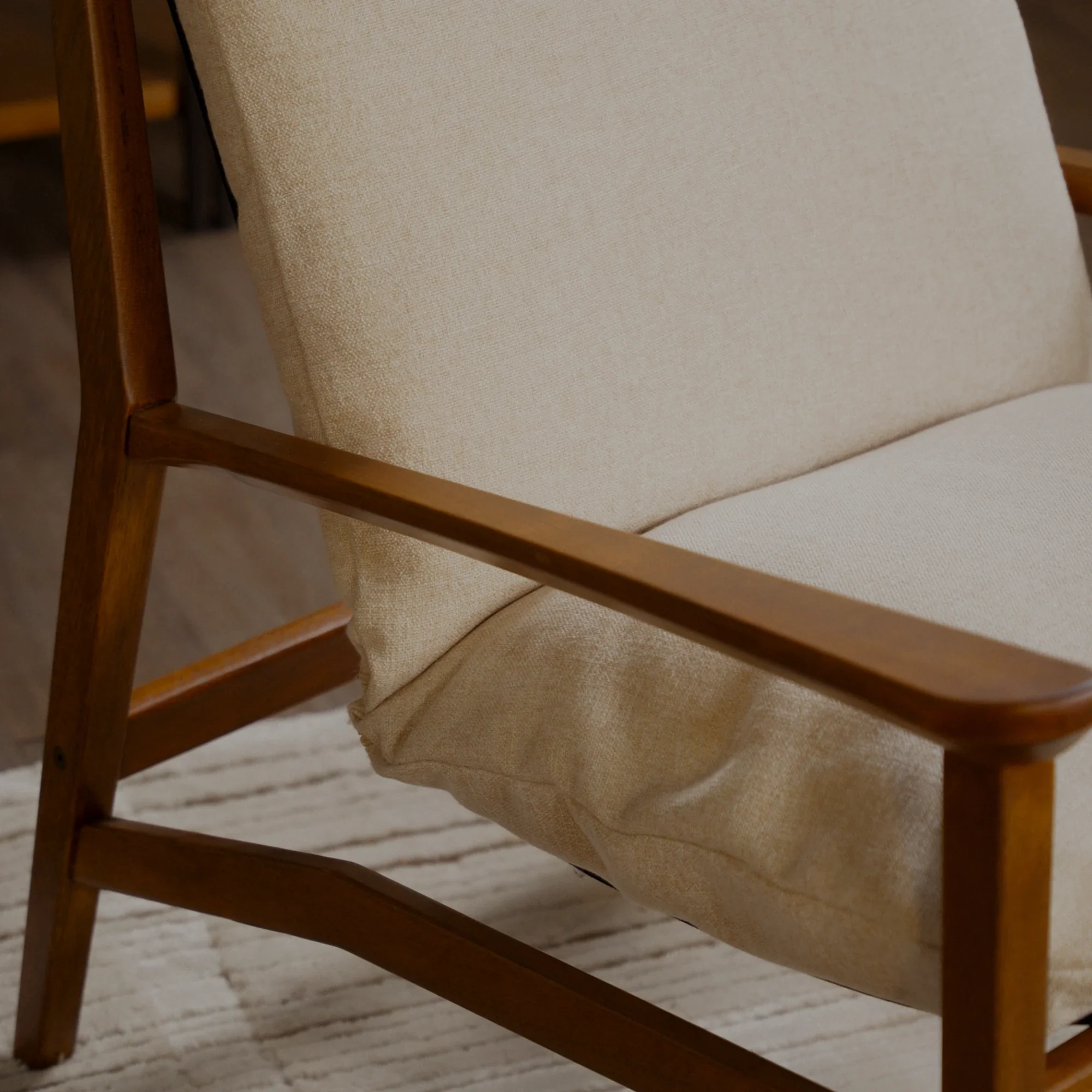 Mid Century Lounge Chair + Ottoman - Image 88