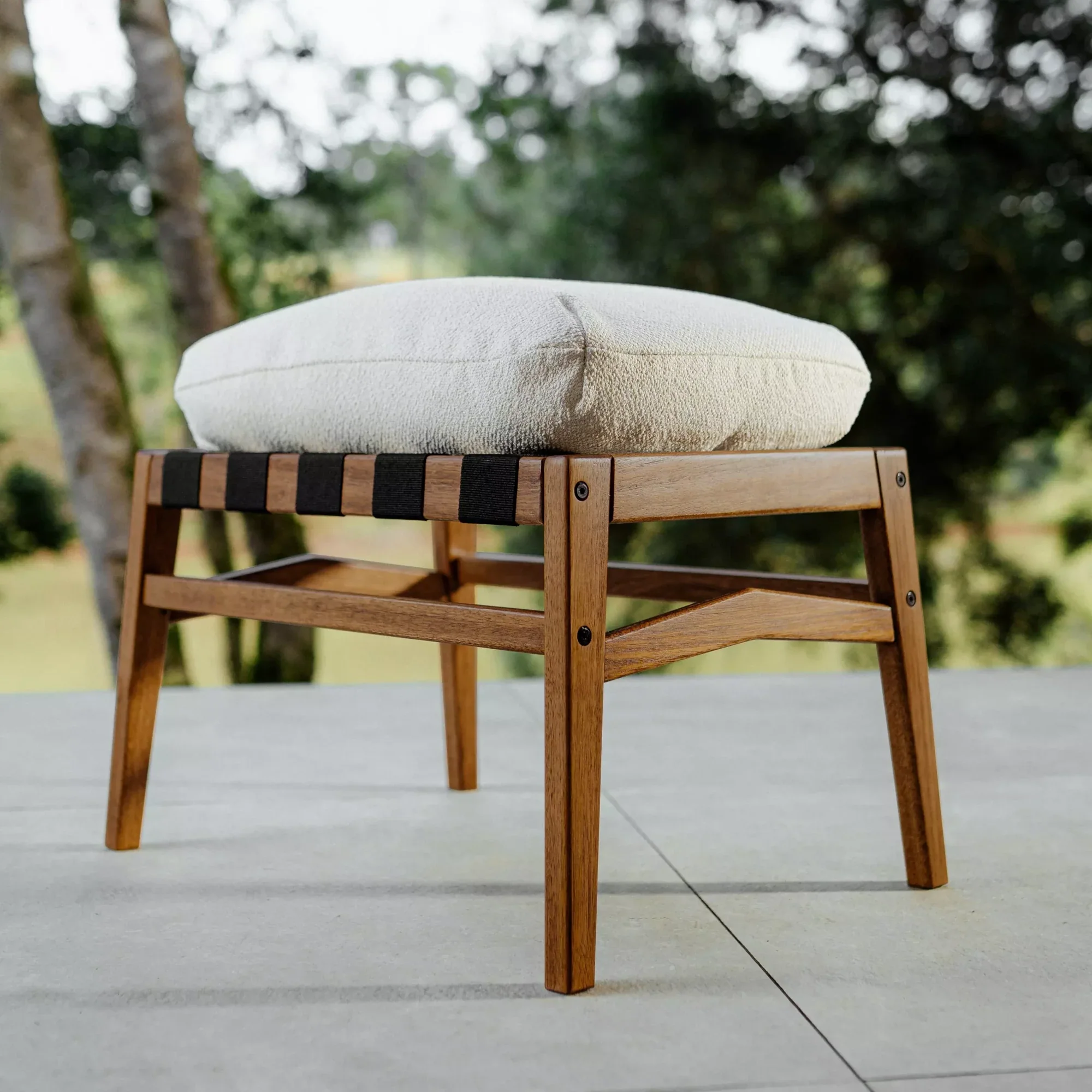 Mid Century Ottoman - Image 7