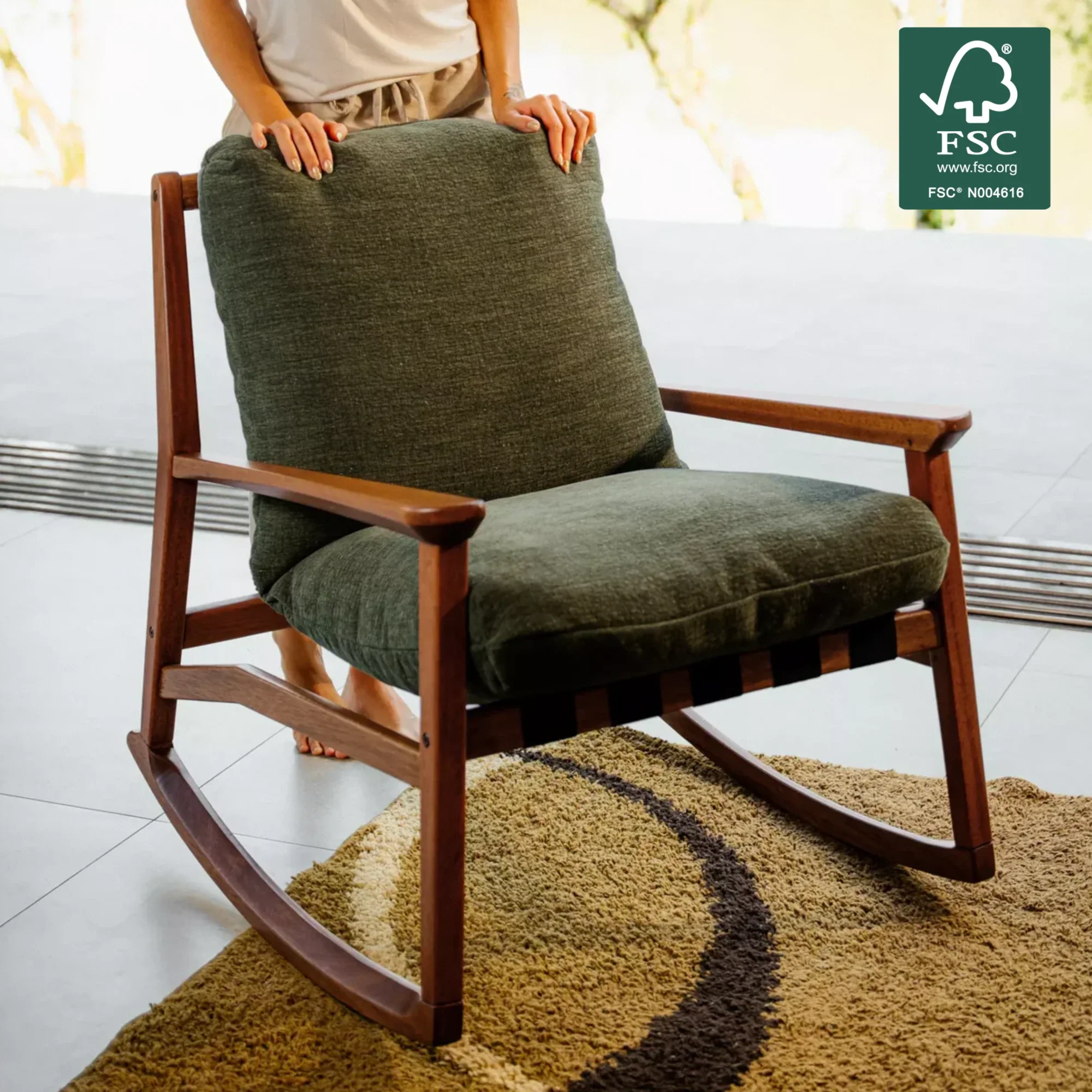 Mid Century Rocking Chair - Image 82