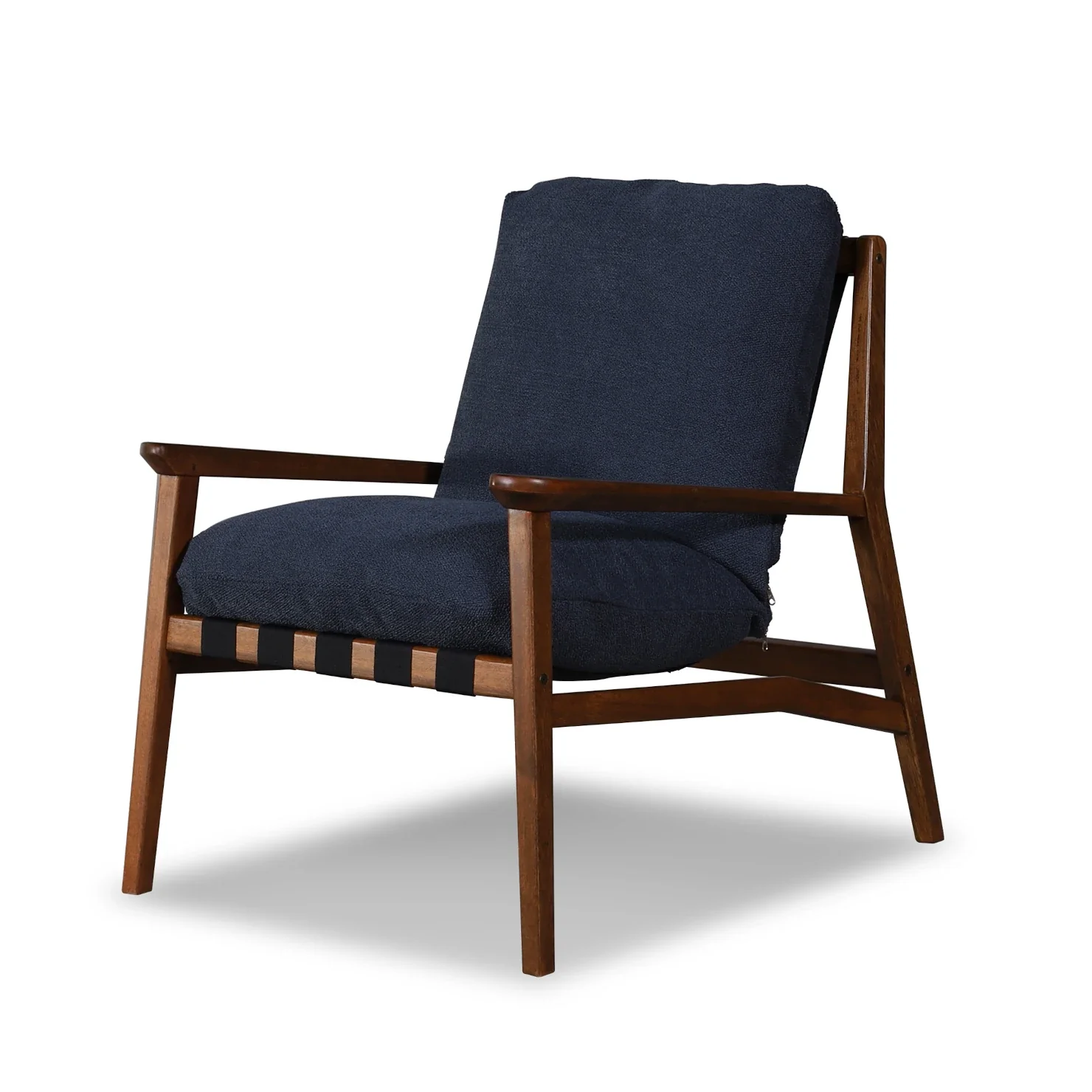 Mid Century Lounge Chair + Ottoman - Image 12